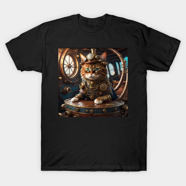Captain Thaddeus Fuzzybottom T-Shirt by J. Bisnett 
